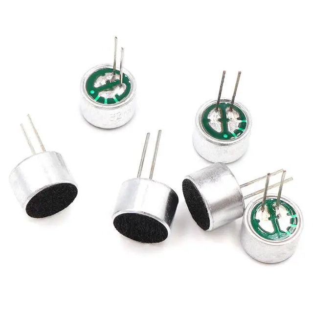 Alt view image 5 of 5 - 30pcs 9767 Electret Condenser Microphone Pickup 9.7x6.5mm High Sensitivity Microphones for Audio Recording Voice-Activated Mic
