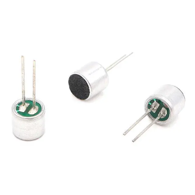 Alt view image 6 of 6 - 30pcs 6050 Electret Condenser Microphone Pickup Module 6x5mm High Sensitivity Audio Sensor with Pin for Recording