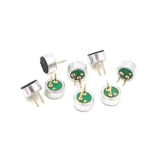 Alt view image 4 of 5 - 30pcs 4522 Electret Condenser Microphone Pickup Pin Microphone 4.5x2.2mm High Sensitivity Miniature for Voice Recording