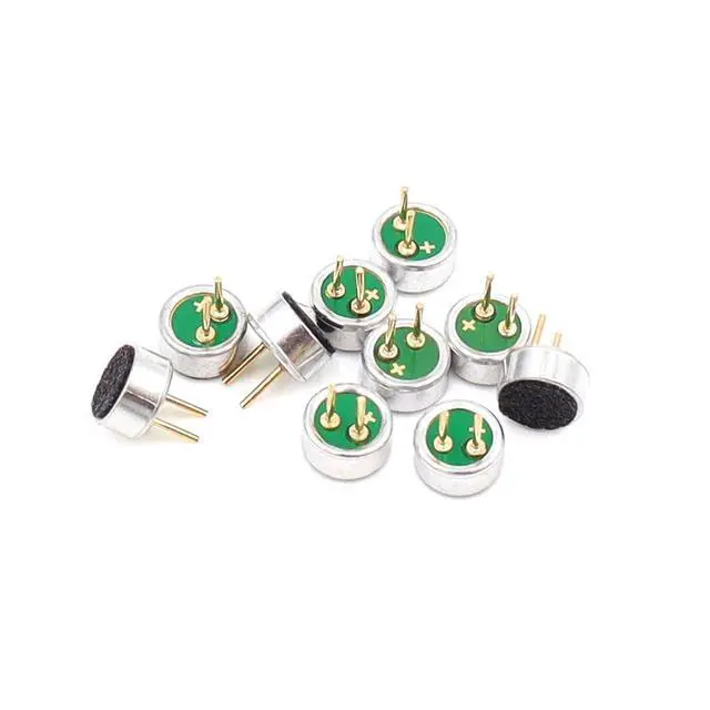 Alt view image 5 of 5 - 30pcs 4522 Electret Condenser Microphone Pickup Pin Microphone 4.5x2.2mm High Sensitivity Miniature for Voice Recording