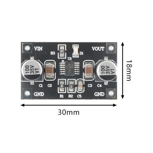 Alt view image 6 of 6 - LT3045 3.3V Linear Voltage Regulator Step-Down Module Single Power Supply Transformer Module Output 3.3V 500mA