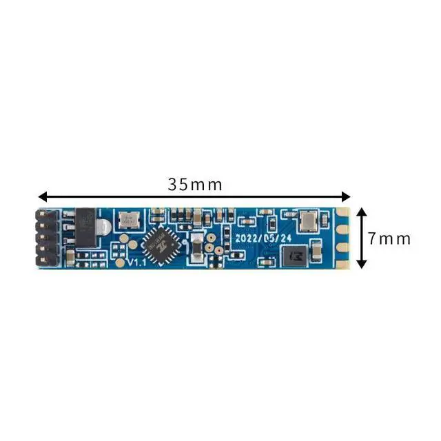 Alt view image 2 of 6 - HLK-LD2410 24g Smart Human Presence Sensor Radar Module with 1.25 to 2.54mm Dupont Cable 24GHz LD2410 Millimeter Wave Motion Switch Sensor Module with Pins