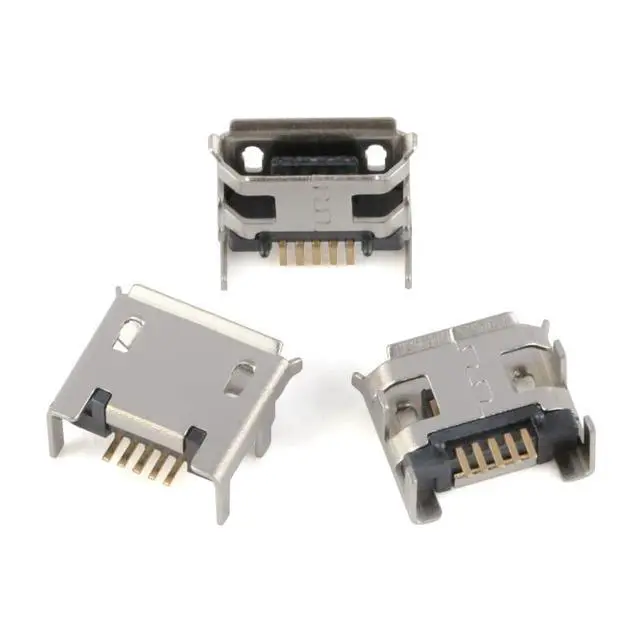 Alt view image 4 of 7 - 60Pcs Micro USB Sockets Jack Female Plug Connector Repair Replacement Adapter Assortment Set 12 Types Copper Micro 5P Sockets Each with 5 Micro USB Connectors
