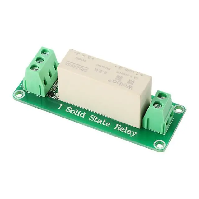 Alt view image 2 of 5 - 24V 1 Channel Solid State Relay Module, Low Level Trigger, 5A DC Control for Raspberry Pi