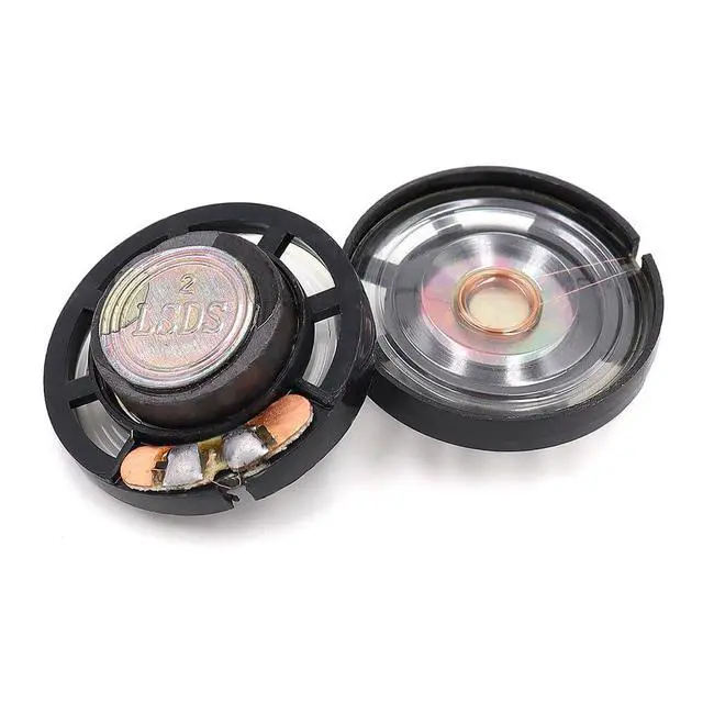 Alt view image 4 of 6 - 10pcs 27mm Plastic External Magnet Speaker 8 Ohm 0.25W Mini Toy Speaker