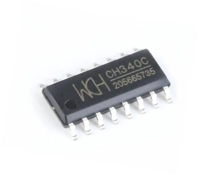 Main image of 5Pcs CH340C SOP-16 USB to Serial Adapter Chip SMD CH340 SMD Serial Chip Built-in Crystal Oscillator