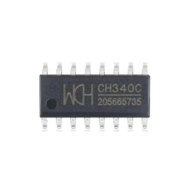 Alt view image 2 of 3 - 5Pcs CH340C SOP-16 USB to Serial Adapter Chip SMD CH340 SMD Serial Chip Built-in Crystal Oscillator