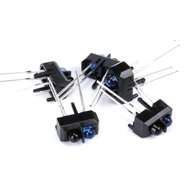 Alt view image 2 of 6 - 50PCS TCRT5000L TCRT5000 IR Reflective Photoelectric Sensors Infrared Reflective Optical Sensor Transistor Output Infrared 950mm 5V 3A for Tracking Car