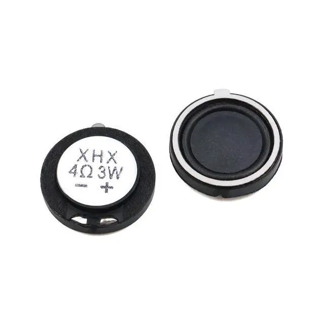 Alt view image 3 of 4 - 6pcs 20mm Plastic Inner Magnetic Composite Film Speaker 4 Ohm 3W Round Mylar Toy Speaker