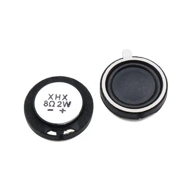 Alt view image 2 of 5 - 6pcs 20mm Plastic Inner Magnetic Composite Film Speaker 8 Ohm 2W Round Toy Speaker