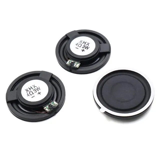 Alt view image 4 of 5 - 6pcs 36mm Plastic Inner Magnetic Mylar Speaker 4 Ohm 3W Round Audio Driver for Toys