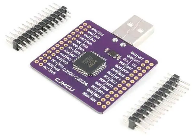 Main image of FT2232HL Dual Channel UART USB Universal Serial Adapter FIFO SPI I2C JTAG RS232 RS422 RS485 Compatible with UHCI OHCI EHCI Host Controller