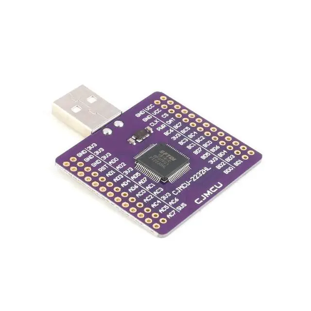 Alt view image 2 of 5 - FT2232HL Dual Channel UART USB Universal Serial Adapter FIFO SPI I2C JTAG RS232 RS422 RS485 Compatible with UHCI OHCI EHCI Host Controller