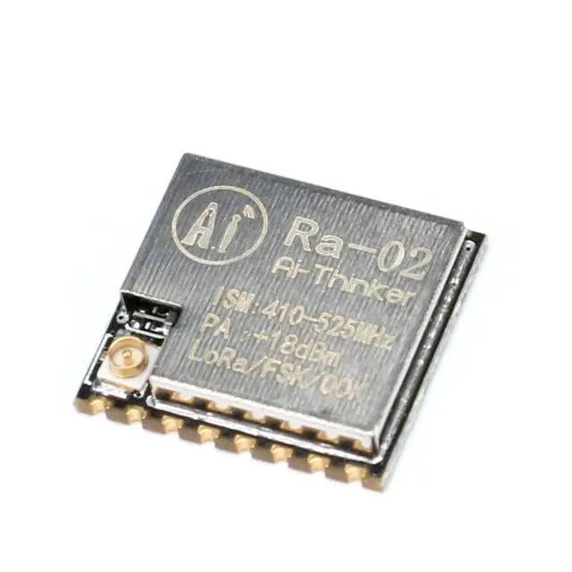Alt view image 2 of 4 - 2Pcs SX1278 LoRa Ra-02 Wireless Module 433MHz Ra-02 Spread Spectrum Wireless Module Serial Port Adapter 3.3V UART Interface with Connector