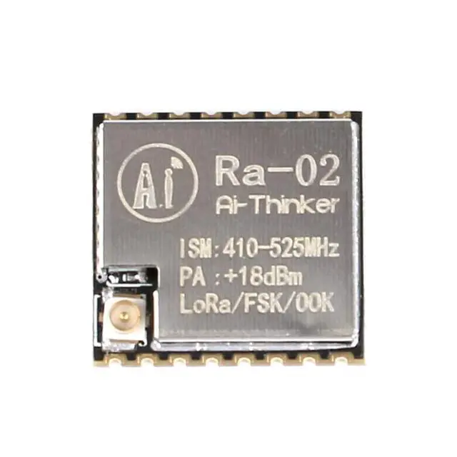 Alt view image 3 of 4 - 2Pcs SX1278 LoRa Ra-02 Wireless Module 433MHz Ra-02 Spread Spectrum Wireless Module Serial Port Adapter 3.3V UART Interface with Connector