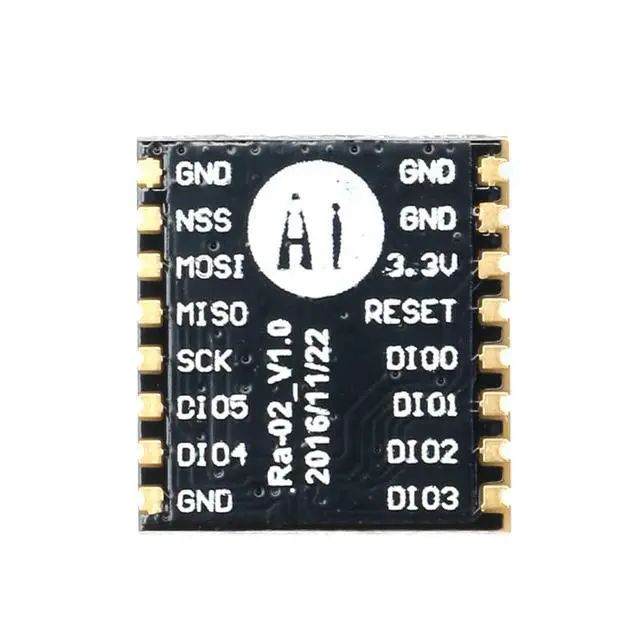 Alt view image 4 of 4 - 2Pcs SX1278 LoRa Ra-02 Wireless Module 433MHz Ra-02 Spread Spectrum Wireless Module Serial Port Adapter 3.3V UART Interface with Connector