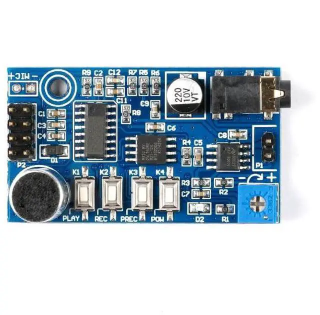 Alt view image 3 of 5 - YS-SR1 DC 5V Sound Voice Recording Playback Module Sound Recorder Board Loudly Public Voice Playback Loudspeaker Megaphone Replace ISD1820