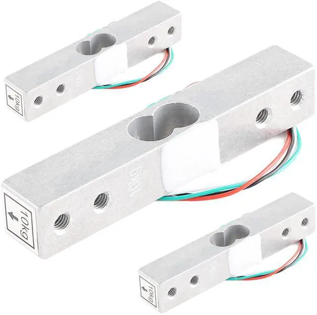 Main image of 3pcs Electronic Scale Aluminum Alloy Weighing Sensor Load Cell Electronic 10kg HX711 AD Module CZL-611RD