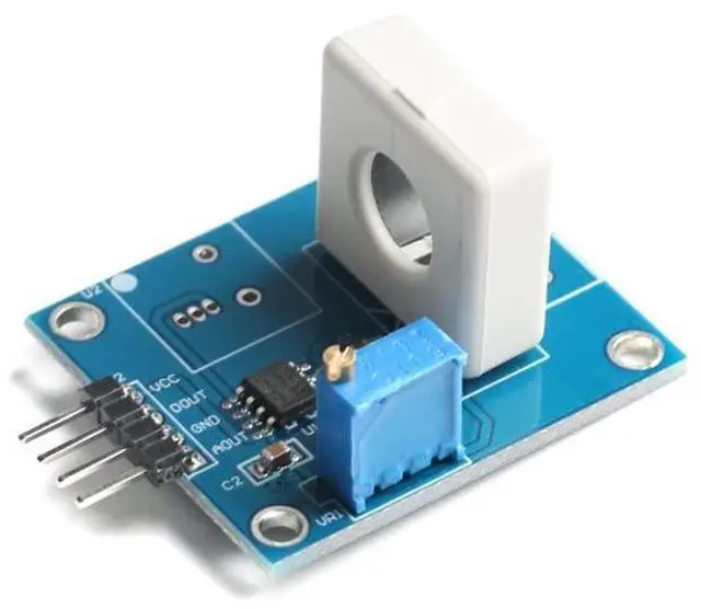 Main image of WCS1800 Hall Current Sensor Detector 35A Current Sensor Module Board Short Circuit Overcurrent Protection Module Sensor with Overcurrent Lamp