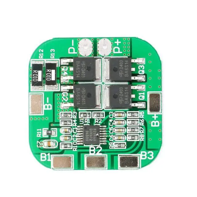 Alt view image 3 of 5 - 4Pcs 4S 10A Battery Protection Board 14.8V 16.8V 20A Lithium Battery Protection Board BMS PCM Protection PCB Board Overcharge Overdischarge Overcurrent Short Circuit Protection