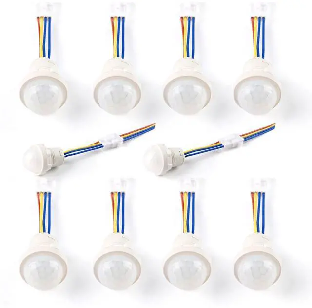 Main image of 10PCS PIR Motion Sensor Light Switch AC85-265V Led Light Pir Infrared Human Body Induction Sensor Home Smart Detector Inductor Switch