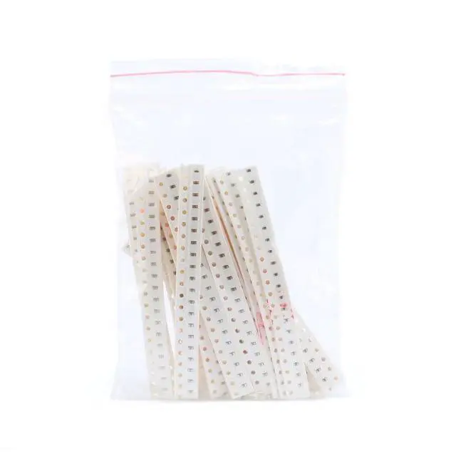 Alt view image 3 of 4 - 1200pcs/set 30 Types 40 Each 0402 SMD Capacitor Assorted Kit 1pF-10uF ±0.5%-±10% 10V 50V Chip 0402 Capacitor Electronic DIY Kit