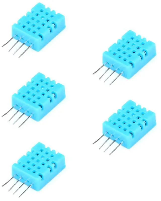 Main image of 000 JESSINIE 5Pcs DHT11 Digital Temperature and Humidity Sensor Module DHT11 Temperature and Humidity Test Probe