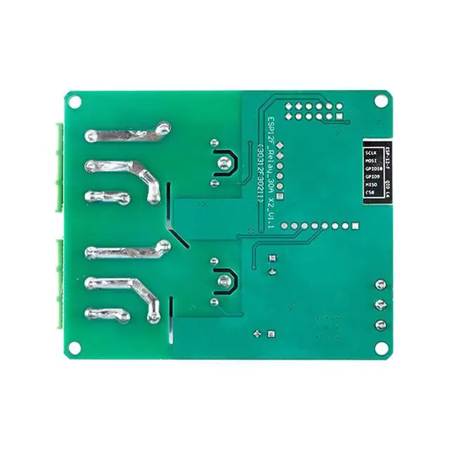 Alt view image 5 of 6 - ESP8266 5V 30A Relay Module, 2 Channel ESP-12F Development Board for Smart Home IoT, DC7-80V Power Supply