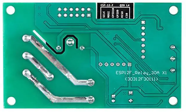 Alt view image 4 of 5 - 1 Channel ESP8266 WiFi Relay ESP-12F Development Board Module Optocoupler Isolation 30A for Smart Home Wireless Control DC7-28/5V