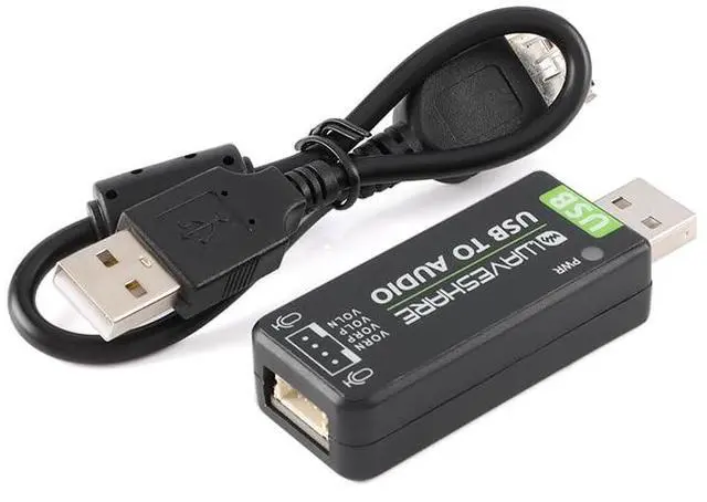 Main image of USB to Audio Stereo Sound Card for Raspberry Pi Adapter External Audio Converter for Raspberry Pi 3B 4B 8GB Jetson Nano B01 A02 Onboard Microphone/Speaker Playable/Record