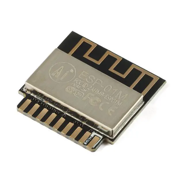 Alt view image 2 of 5 - 5Pcs ESP-01M Wireless Module ESP8285 Serial Port to WiFi Module IOT ESP-01M WiFi Module Double-Sided in-line