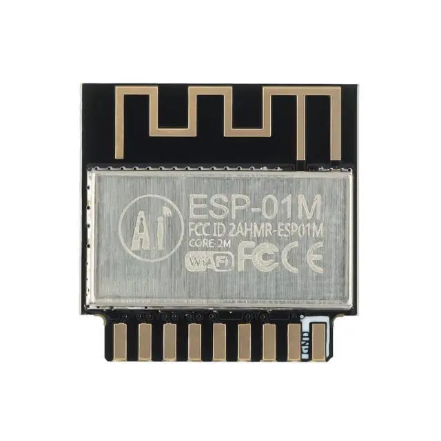Alt view image 4 of 5 - 5Pcs ESP-01M Wireless Module ESP8285 Serial Port to WiFi Module IOT ESP-01M WiFi Module Double-Sided in-line