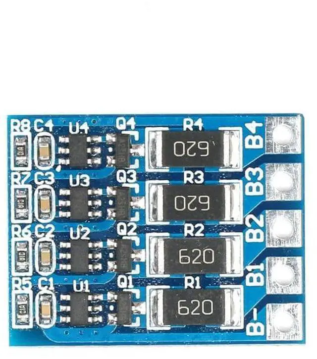 Alt view image 3 of 4 - 6Pcs 4S Li-ion Balancer Board 4.2V 66mA Lithium Battery Balance Board 14.8V 16.8V Polymer Lithium Battery Balance Board Discharge Shunt Equalization