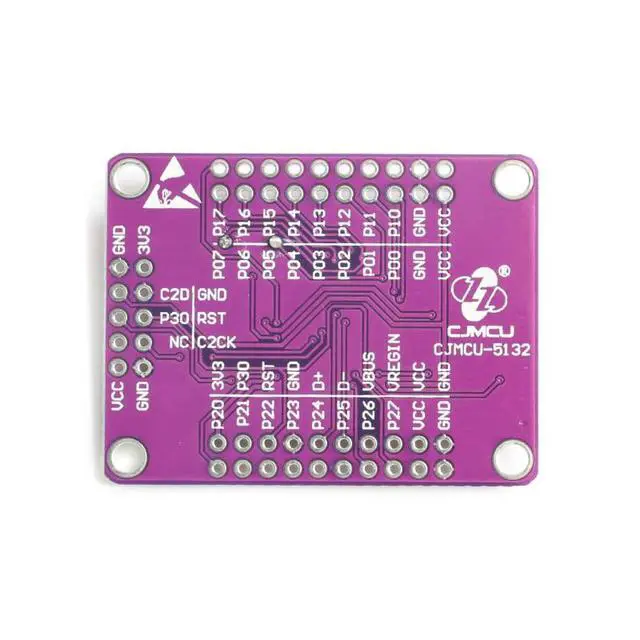 Alt view image 4 of 5 - C8051F320 Single Chip Development Board Mixed Signal ISPFLASH Microcontroller Module Board CJMCU-5132 UART 5V Single Chip Microcomputer