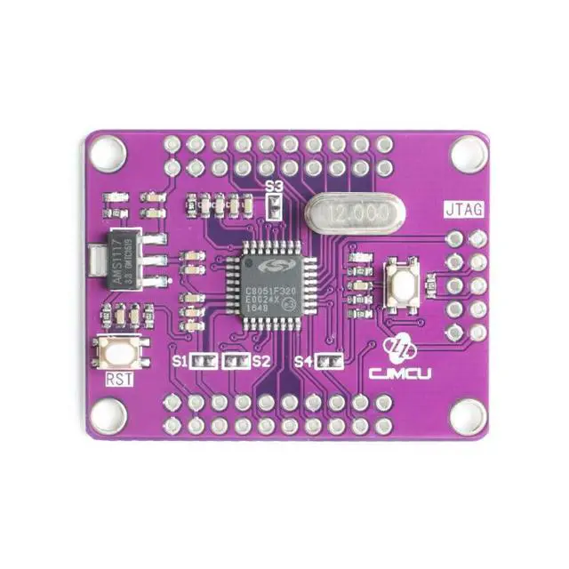 Alt view image 3 of 5 - C8051F320 Single Chip Development Board Mixed Signal ISPFLASH Microcontroller Module Board CJMCU-5132 UART 5V Single Chip Microcomputer
