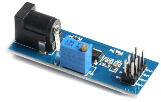 Alt view image 3 of 5 - 5Pcs AMS1117-ADJ Adjustable Step-Down Power Supply Module 3.3V 5V Voltage Converter Power Supply Voltage Regulator Module 3.3V 5V Output Module with DC Socket