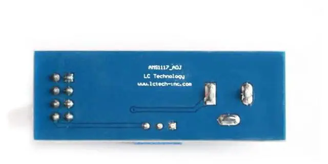 Alt view image 5 of 5 - 5Pcs AMS1117-ADJ Adjustable Step-Down Power Supply Module 3.3V 5V Voltage Converter Power Supply Voltage Regulator Module 3.3V 5V Output Module with DC Socket