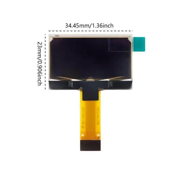 Alt view image 2 of 6 - 2pcs 1.3" White Blue OLED Display 128x64 LCD Screen, SH1106 Driver, I2C SPI Interface, for DIY Projects