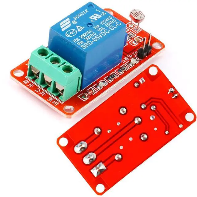 Main image of 5V Photosensitive Relay Module with LDR Photoresistor Sensor for Light Detection, Smart Home Automation DIY Projects