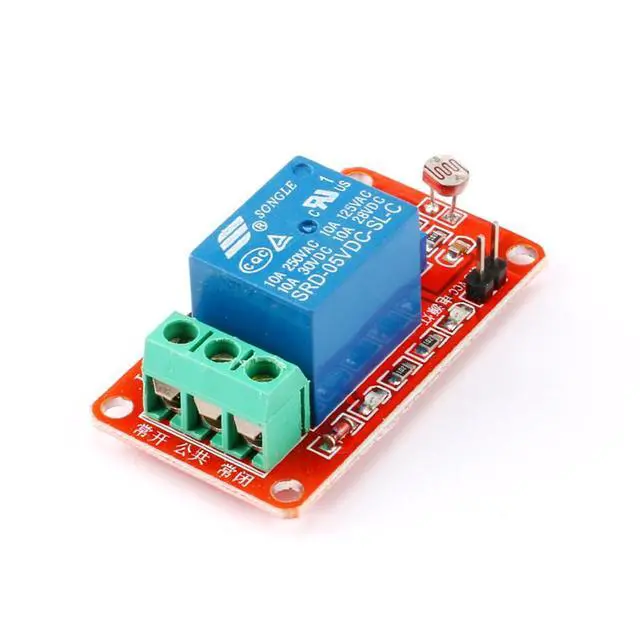 Alt view image 3 of 6 - 5V Photosensitive Relay Module with LDR Photoresistor Sensor for Light Detection, Smart Home Automation DIY Projects