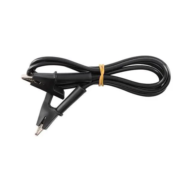 Alt view image 2 of 5 - Alligator Clips Wires Test Leads, Dual Ended Crocodile Wire Jumper Cables Heavy Duty Wire for Electrical Testing,1m Black 1500V 10A 2PCS
