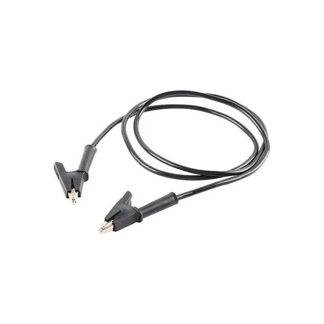 Alt view image 3 of 5 - Alligator Clips Wires Test Leads, Dual Ended Crocodile Wire Jumper Cables Heavy Duty Wire for Electrical Testing,1m Black 1500V 10A 2PCS