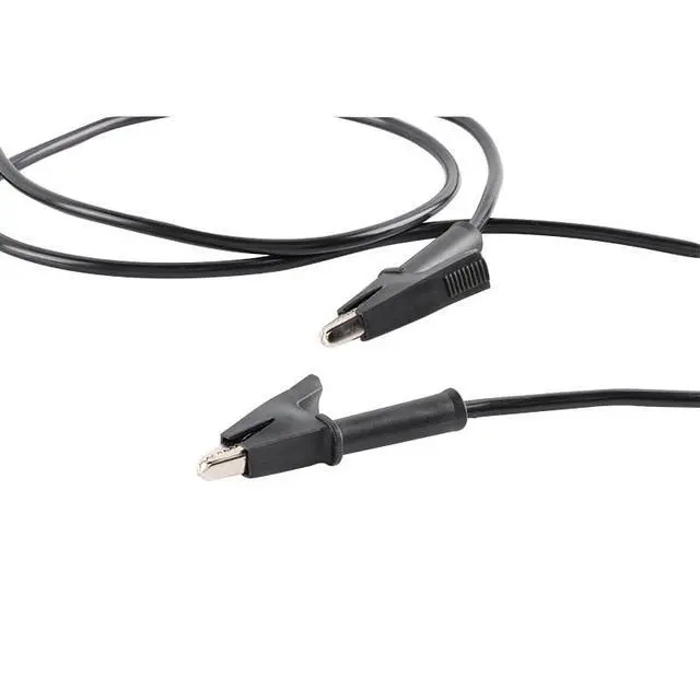Alt view image 4 of 5 - Alligator Clips Wires Test Leads, Dual Ended Crocodile Wire Jumper Cables Heavy Duty Wire for Electrical Testing,1m Black 1500V 10A 2PCS