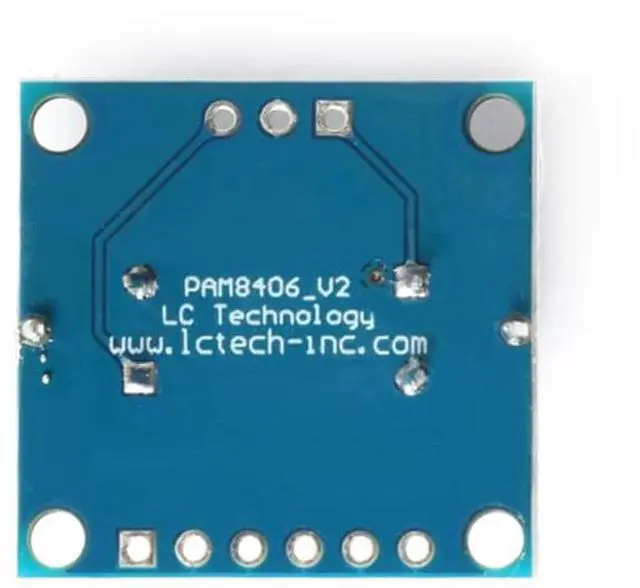 Alt view image 4 of 6 - 5Pcs PAM8406 5Wx2 Digital Amplifier Module Board 5W+5W Dual-Channel 2.5V-5V PAM8406 Stereo Audio Module Noise-Free Class D Power Amplifier Module with Volume Potentiometer