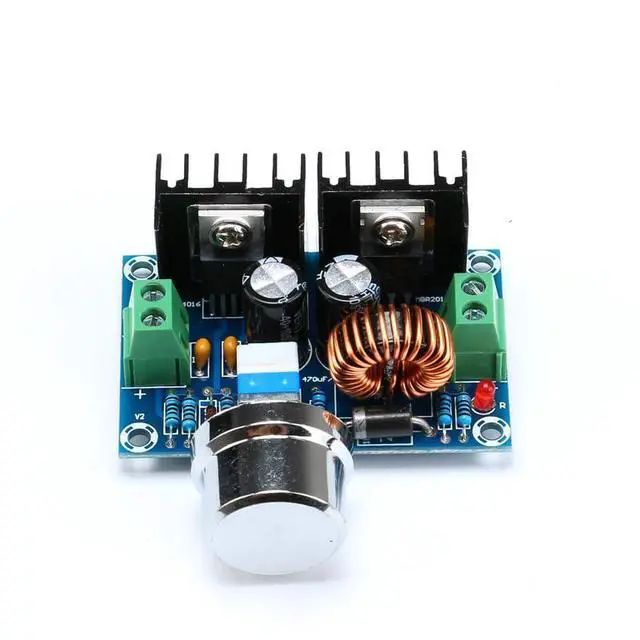 Alt view image 4 of 6 - 2pcs XH-M401 DC-DC 4-40V to 1.25-36V Step Down Buck Converter Power Supply Module XL4016E1 PWM Adjustable Step Down Board 8A 200W