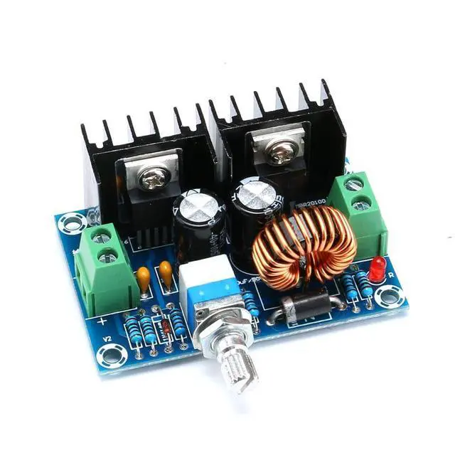 Alt view image 6 of 6 - 2pcs XH-M401 DC-DC 4-40V to 1.25-36V Step Down Buck Converter Power Supply Module XL4016E1 PWM Adjustable Step Down Board 8A 200W
