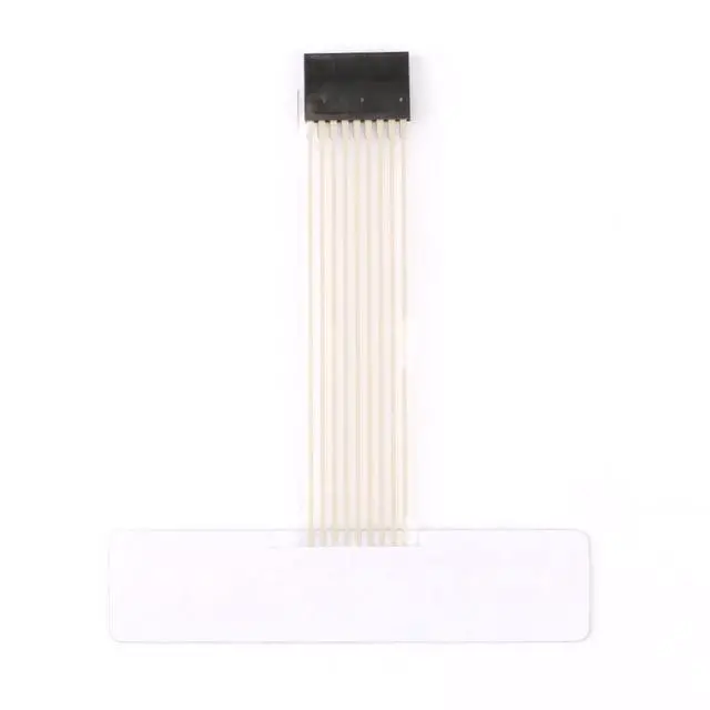 Alt view image 5 of 6 - 3Pcs 1x6 Matrix Array Membrane Switch Display Keypad Keyboard Switch 104*24mm 6 Keys with LED Light