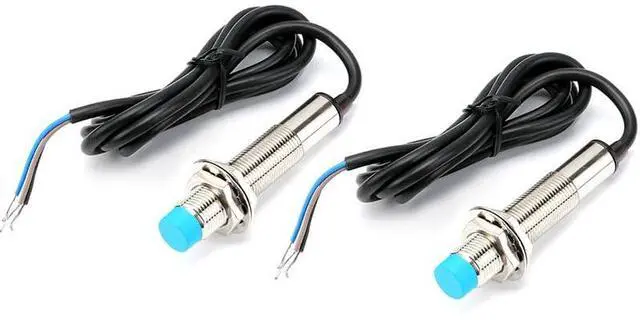 Main image of 2PCS M12 Inductive Proximity Sensor Switch, NPN NO DC6-36V 4mm Detection Distance, LJ12A3-4-Z/BX