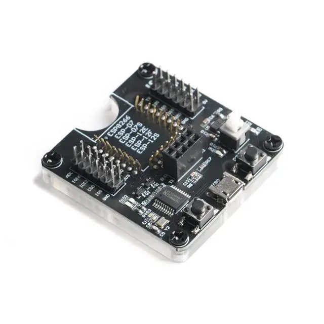 Alt view image 3 of 5 - ESP8266 Burner Development Board Test Frame Module Downloader Support for ESP-12F ESP-07S ESP-12E ESP-01S ESP12S ESP-01 Flash Download Tool Test Board Code Burner