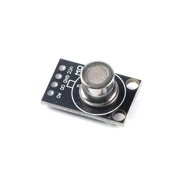 Alt view image 3 of 6 - MP2 Gas Sensor Module Smoke Gas Sensor Module Propane Liquefied Gas Detection Combustible Gas Detection Air Quality Probe Detection Sensor Module MQ2 Mini Version